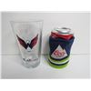 Image 2 : Washington Capitals Stanley Cup Champion Glass - Beverage Can Cozy -Double Sided Flag