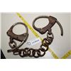 Image 1 : 1906 "The Judd" Prison Shackles - No Key