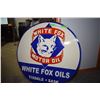 Image 1 : *30" Layered Porcelain "Whitefox" Oil Sign-Fantasy