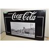 Image 1 : Tin 33x21 Coca Cola Sign-1940's Saskatoon Red Indian Gas Station