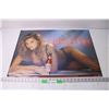 Image 1 : Budweiser Woman Poster - 20" x 28"