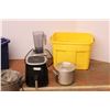 Image 2 : *(2) Totes of Assorted Kitchen Items - Pots, Pans, Appliances (Untested)