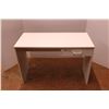 *White Wood Desk - 41 3/4 x 19 3/4 x 27 1/2