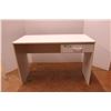 Image 2 : *White Wood Desk - 41 3/4 x 19 3/4 x 27 1/2