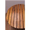 Image 3 : * Wood Folding Round Garden Table - 30" x 28 1/2" x 23 1/4"