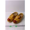 Image 1 : Wooden Clog Shoes - Approximately a Mens Size 7 or 8