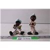 Black Americana Salt and Pepper Shakers