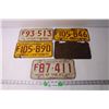 Image 1 : (5) Vintage Saskatchewan License Plates - 1967, 1973, 1975 and 1928
