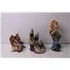 Image 2 : (3) Assorted Figurines - Wolves, People