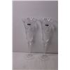 Image 2 : (2) Crystal Champagne Glasses - Made by J.G. Durand