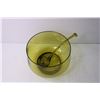 Image 3 : Large Green Glass Punch Bowl