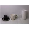 Image 2 : Lot of Misc Items - Mug, Vase, Divided Plates