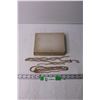 Image 1 : Vintage Pearl Necklaces in Box (CGA, One Necklace is Broken)
