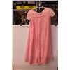 *Vintage 1960s Pink Formal Dress - Size Small