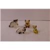 Image 8 : Multiple Cat Trinkets, 1 glass ornament case, 3 small doilies