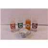Image 3 : pool ball shot glasses, assorted decor trinkets
