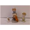 Image 4 : Assorted trinkets-cats, decorative salt and pepper shakers