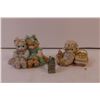 Image 5 : Assorted trinkets-cats, decorative salt and pepper shakers