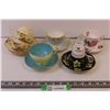 Image 2 : Various tea cups and saucers-Queen Anne, Shafford, Paragon,