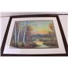 Image 3 : Wooden Framed Scenic Picture-country side (18x22)