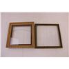 Image 2 : 4 Assorted picture frames-1 glass/3 wooden (7.5x7.5) (8x8)(10.25x10.25) 10x12)