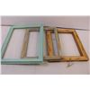 Image 3 : 3 picture frames (2@11x14) (16x13.5) and 1 glass flower vase