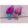 Image 2 : Assorted kids toys-trolls, smurfs