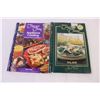 Image 6 : 4 companys coming cookbooks, 2 small notepads, Odhams treasury of wonderful tales book, sm wall deco