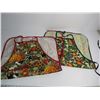 Image 3 : (2) Knitted Shawls - Neck Pillow - Aprons - Blankets - Oven Mits