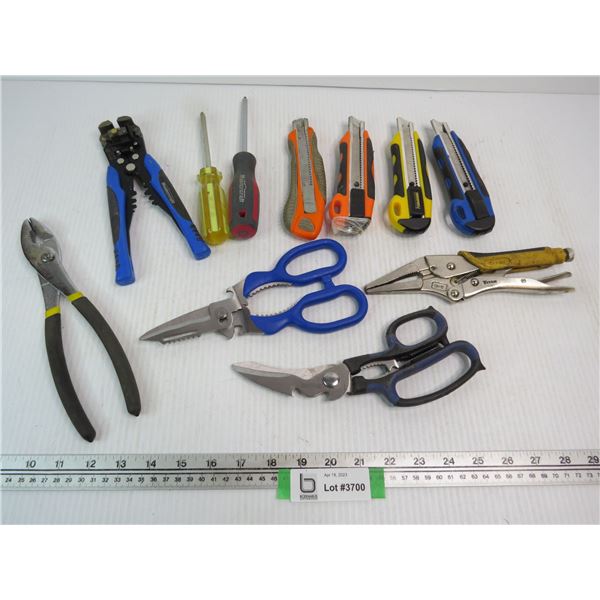 Utility Knives - Wire Cutters - Assorted Tools