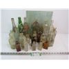 Image 1 : Coke & Sprite Bottle - Vintage Medicine & Misc Bottles - 11 1/2" x 11 1/2" Piece of Rippled Glass