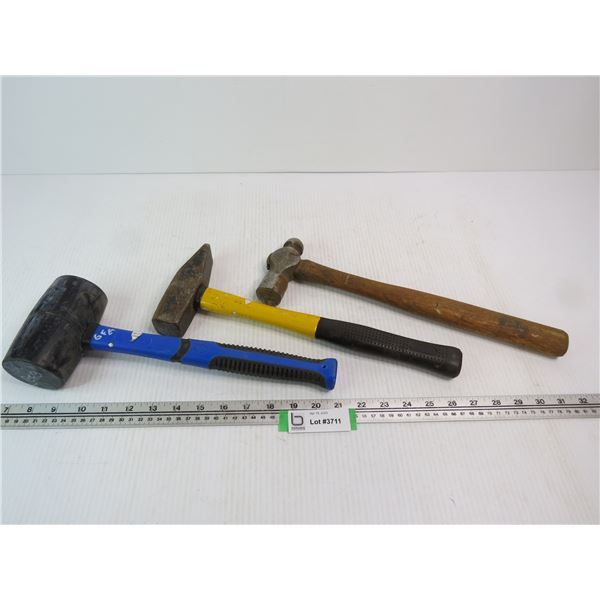 Rubber Mallet - Ball-Peen Hammer - Sledge hammer