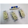 Image 4 : (42) Ivory Switches - (4) Dimmer Switches - (36) Ivory receptacles - (2) GFSI Switches