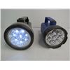 Image 2 : (2) Extendable Blue LED Lights w/Charger - (2) LED Flashlights