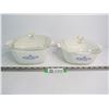 Image 1 : (2) Corning Ware Casserole Dishes (scratches)