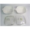 Image 4 : (2) Corning Ware Casserole Dishes (scratches)