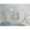 Image 2 : Bubble Glass Plates - Matching Glass Bowls - Glass Pan Lid
