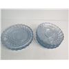Image 5 : Bubble Glass Plates - Matching Glass Bowls - Glass Pan Lid
