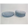 Image 6 : Bubble Glass Plates - Matching Glass Bowls - Glass Pan Lid