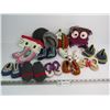 Image 1 : Knitted Hats - (3) Mice - Slippers - Pair of Mits