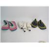 Image 6 : Knitted Hats - (3) Mice - Slippers - Pair of Mits