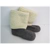 Image 4 : Knitted Boots - Slippers - (2) Knitted Animal Decoration Covers?