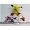 Image 1 : Pikachu Stuffed Toy w/Balls - Fidgits in Bag