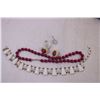 Image 3 : Assorted beaded jewelry-neclaces, earrings adn bracelets