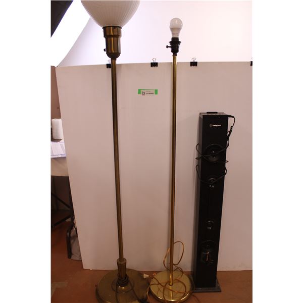 * Westing house stand speaker and 2 floor lamps