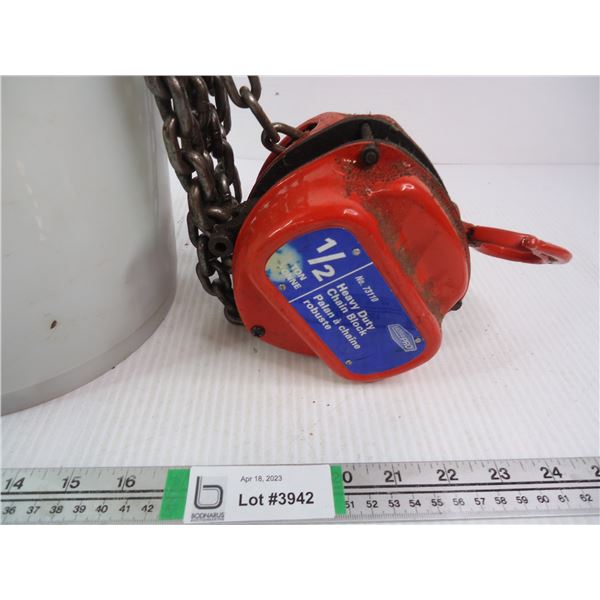 1/2 Ton Heavy Duty Chain Block Hoist