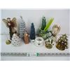 Image 1 : Christmas Candle Holders,Candles and Ornaments
