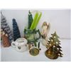 Image 3 : Christmas Candle Holders,Candles and Ornaments