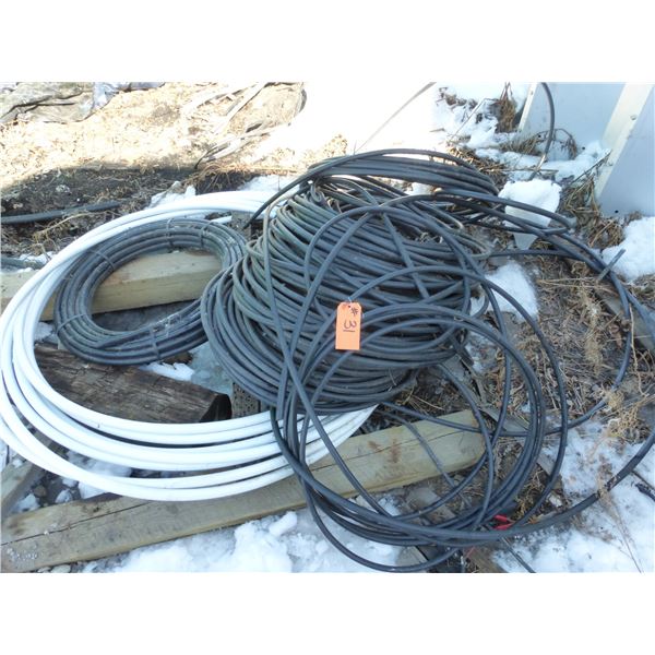 Qty of plastic hose (located west side of shop)