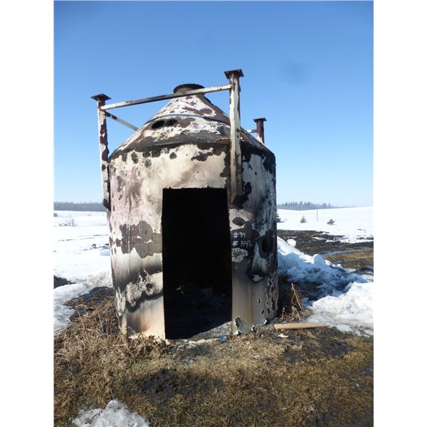 Approx. 144" Dia. burn bin